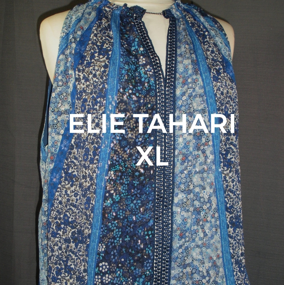 Elie Tahari NWT Silk Blend Blouse